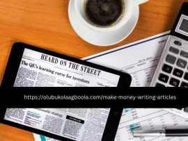 Make Money Writing Articles