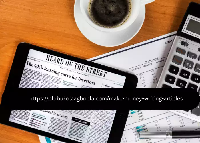 Make Money Writing Articles