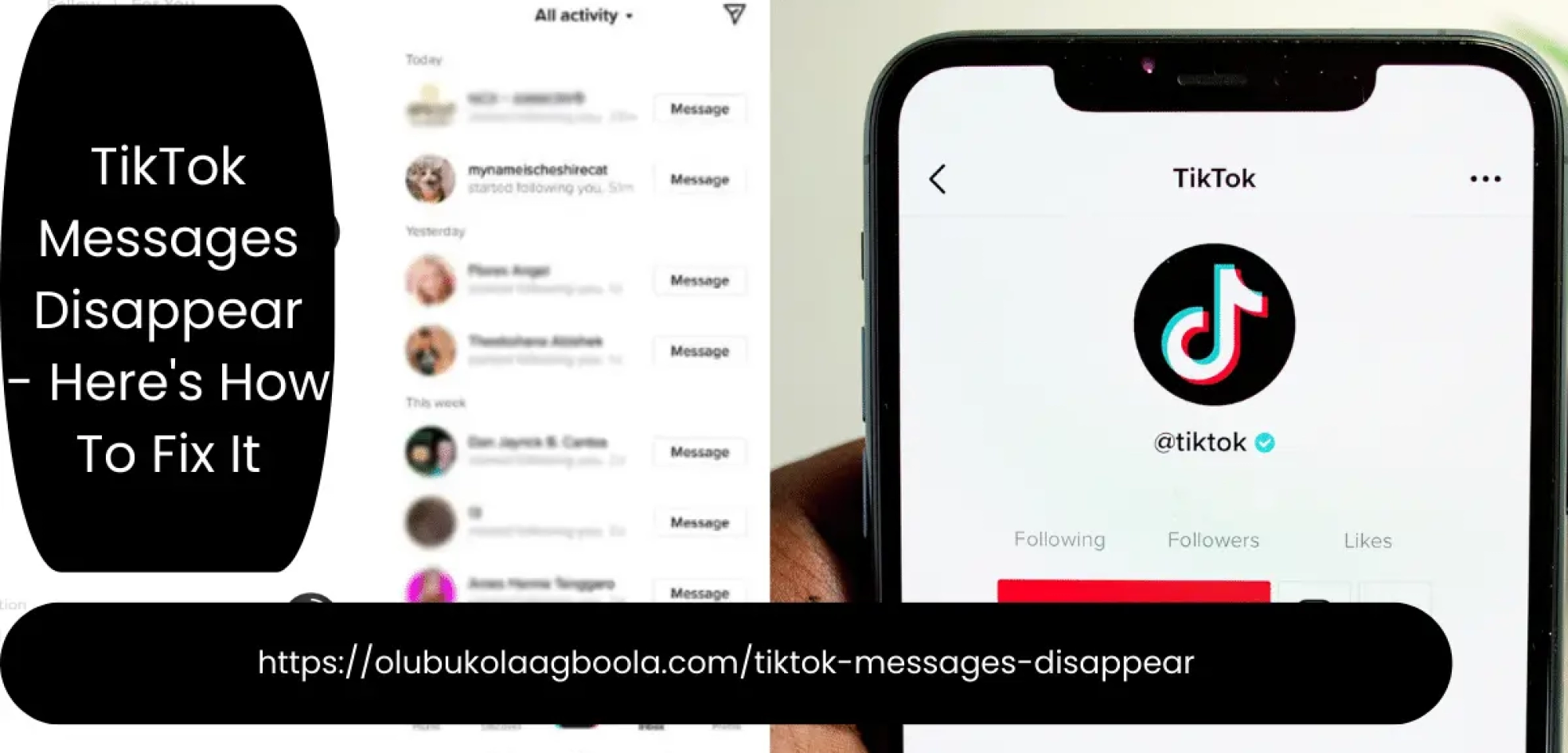 TikTok Messages Disappear - How To Fix It